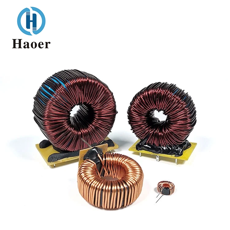 Inductor diferencial de bobina de anillo magnético de hierro, silicio y aluminio